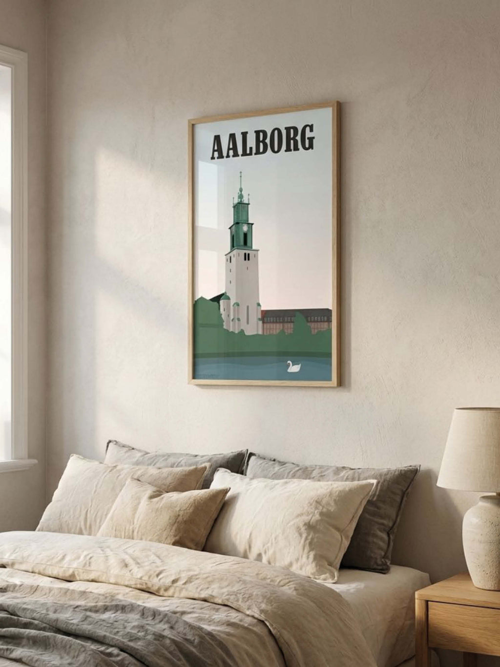 Aalborg plakat - gave byplakat