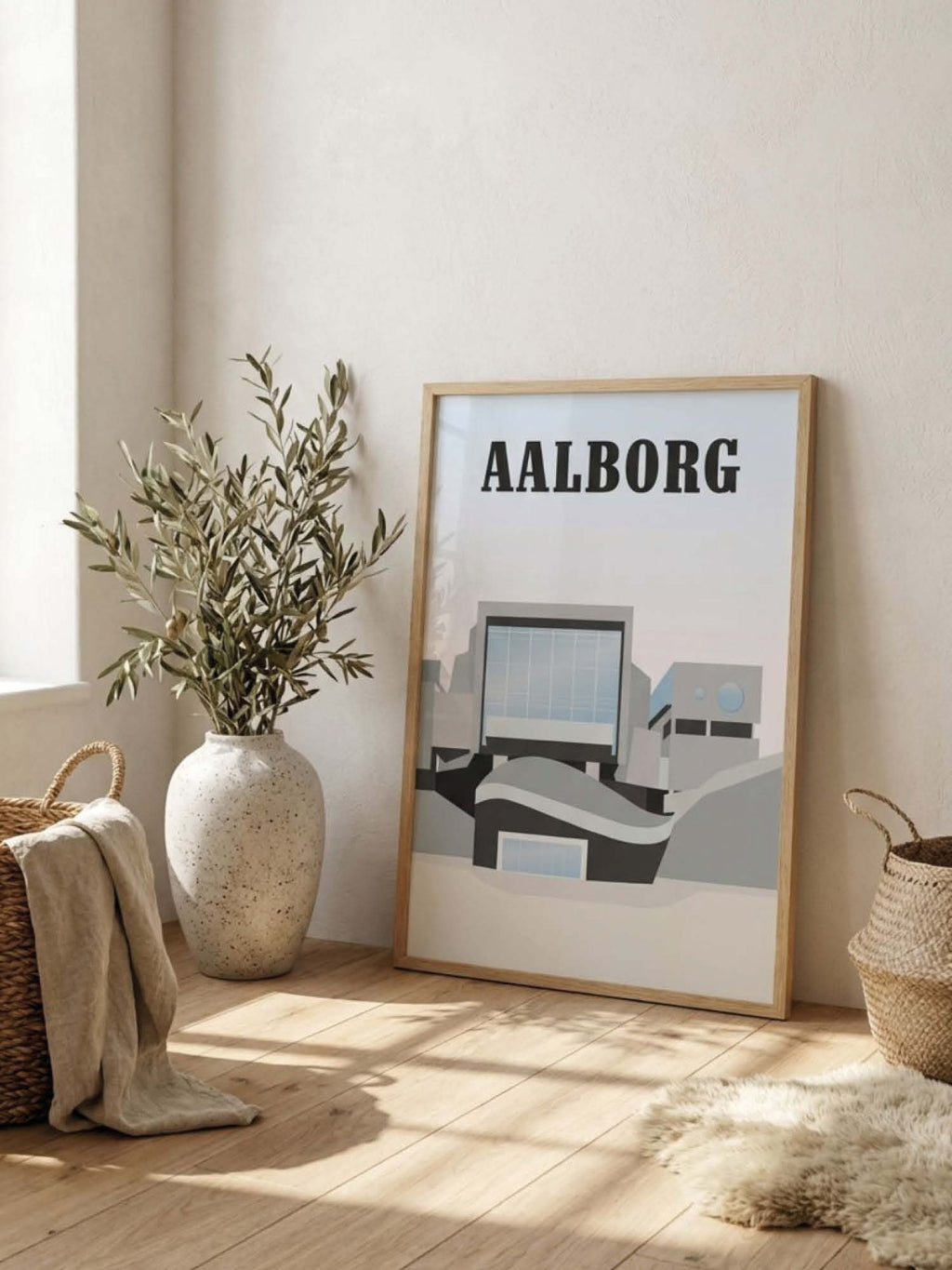 Aalborg plakat - gave byplakat