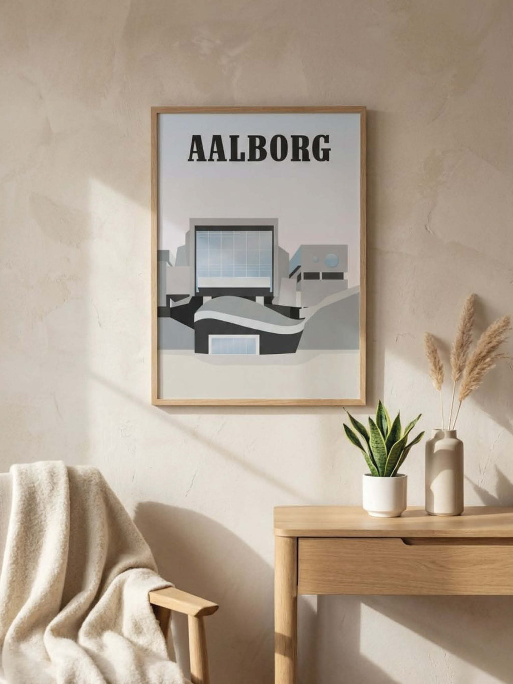 Aalborg plakat - gave byplakat