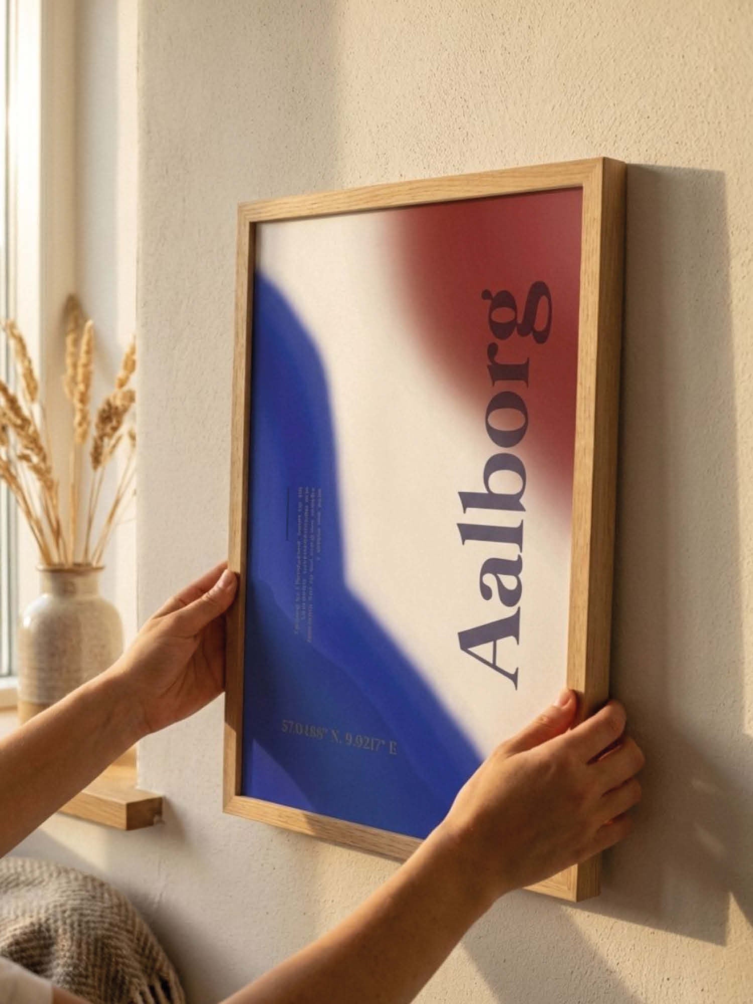 Aalborg plakat - gave byplakat