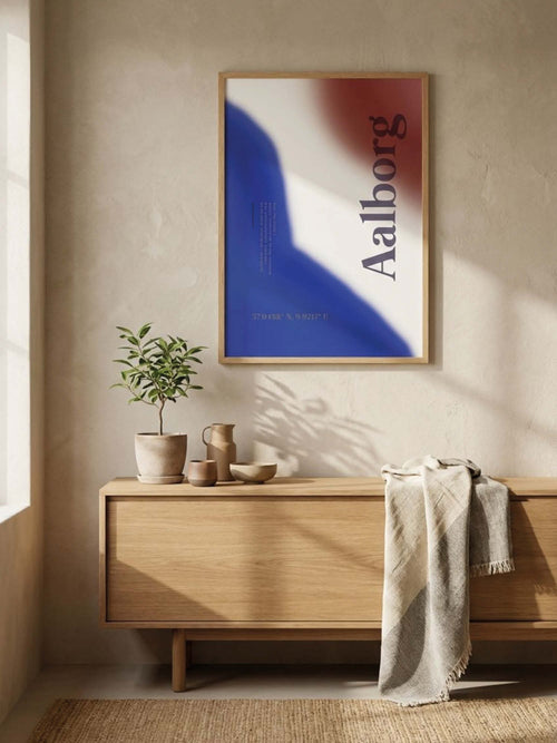 Aalborg abstrakt plakat