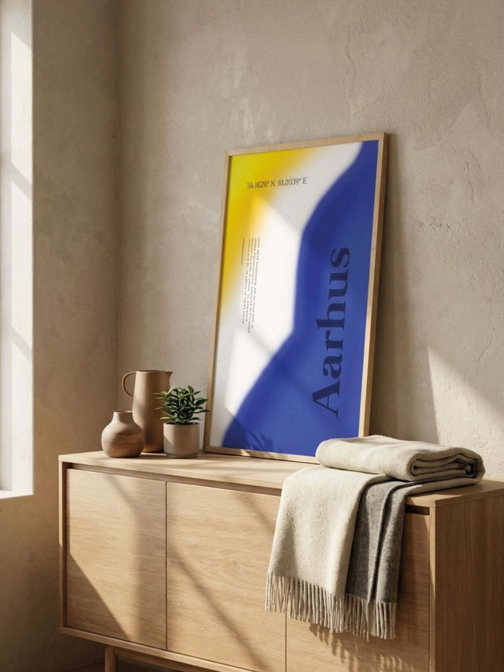 Aarhus abstrakt plakat