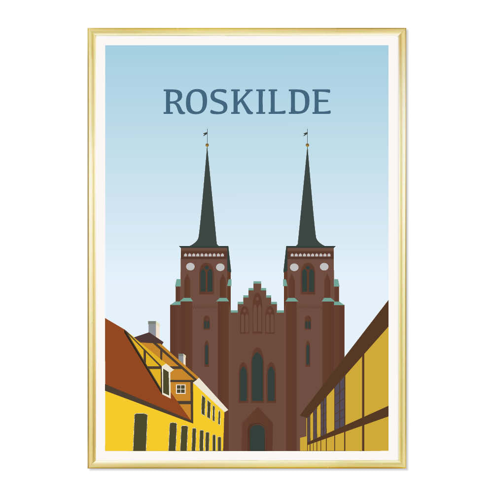 Roskilde plakat - gave byplakat