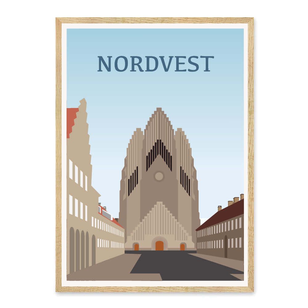 Nordvest plakat - gave byplakat