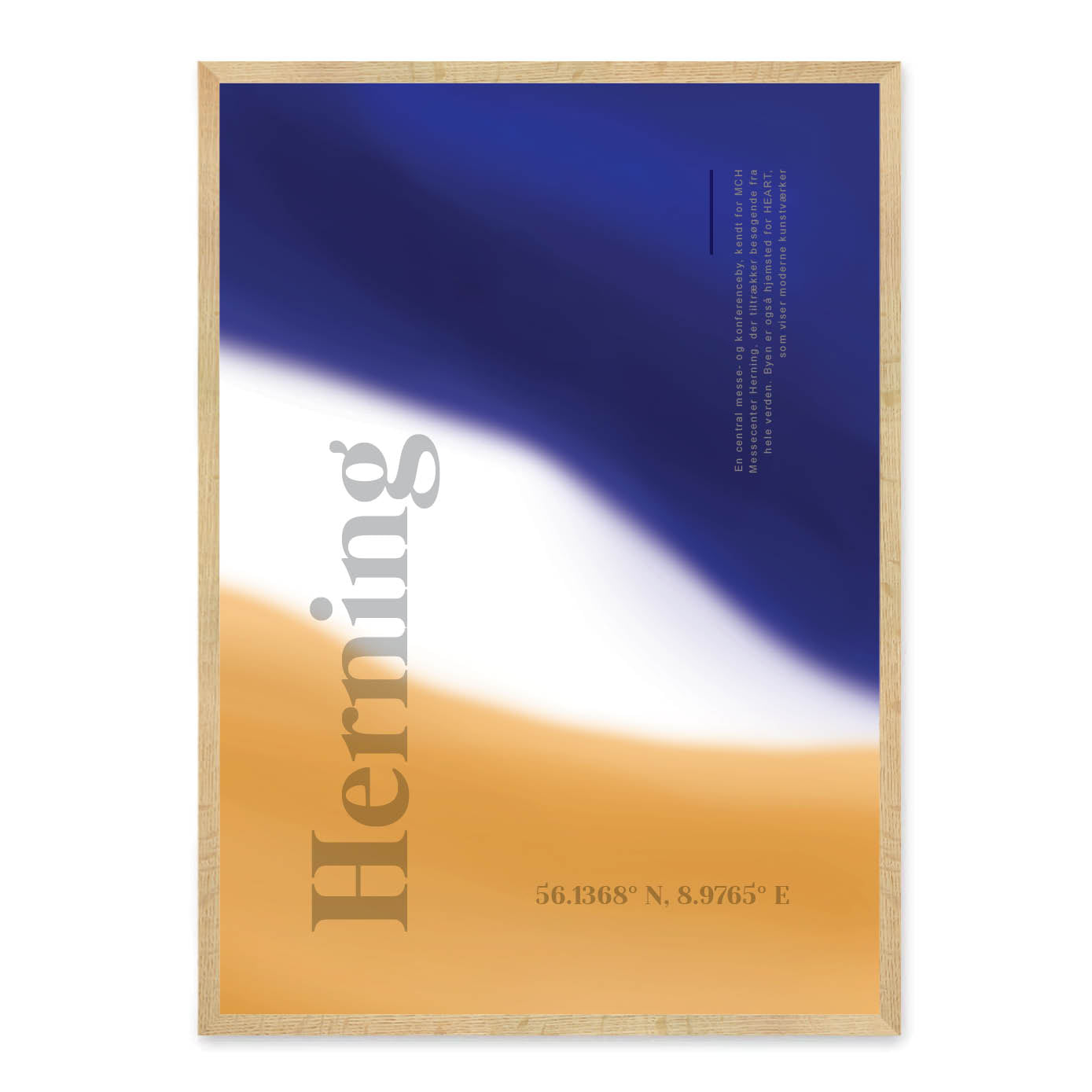 Herning plakat - gave byplakat