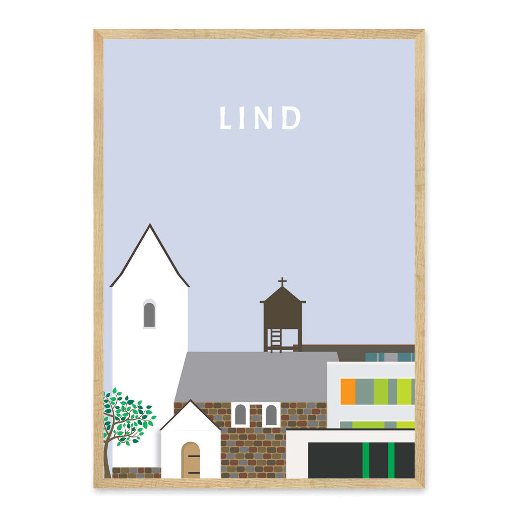 Lind plakat - gave byplakat