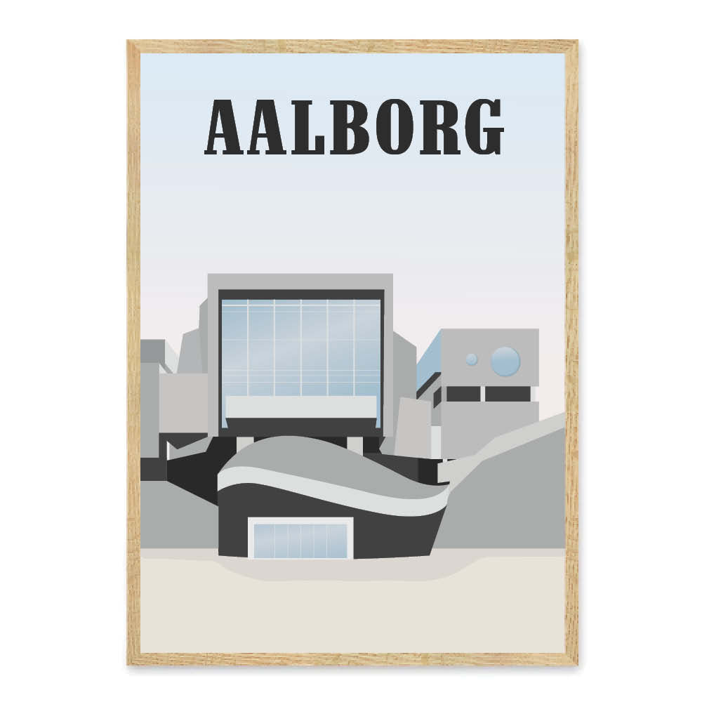 Aalborg plakat - gave byplakat