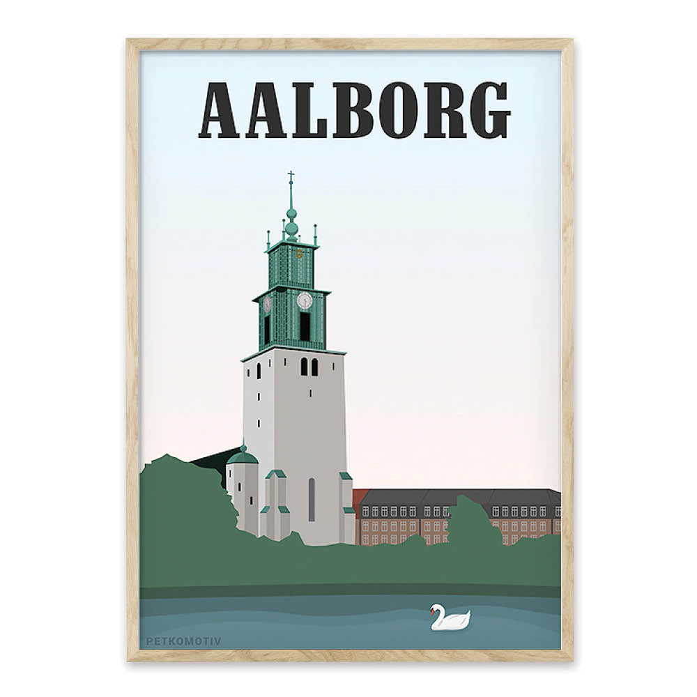 Aalborg plakat - gave byplakat