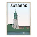Aalborg plakat - gave byplakat