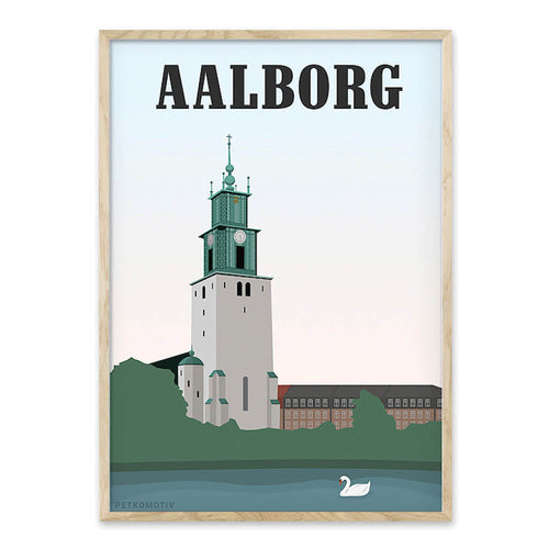 Aalborg plakat - gave byplakat