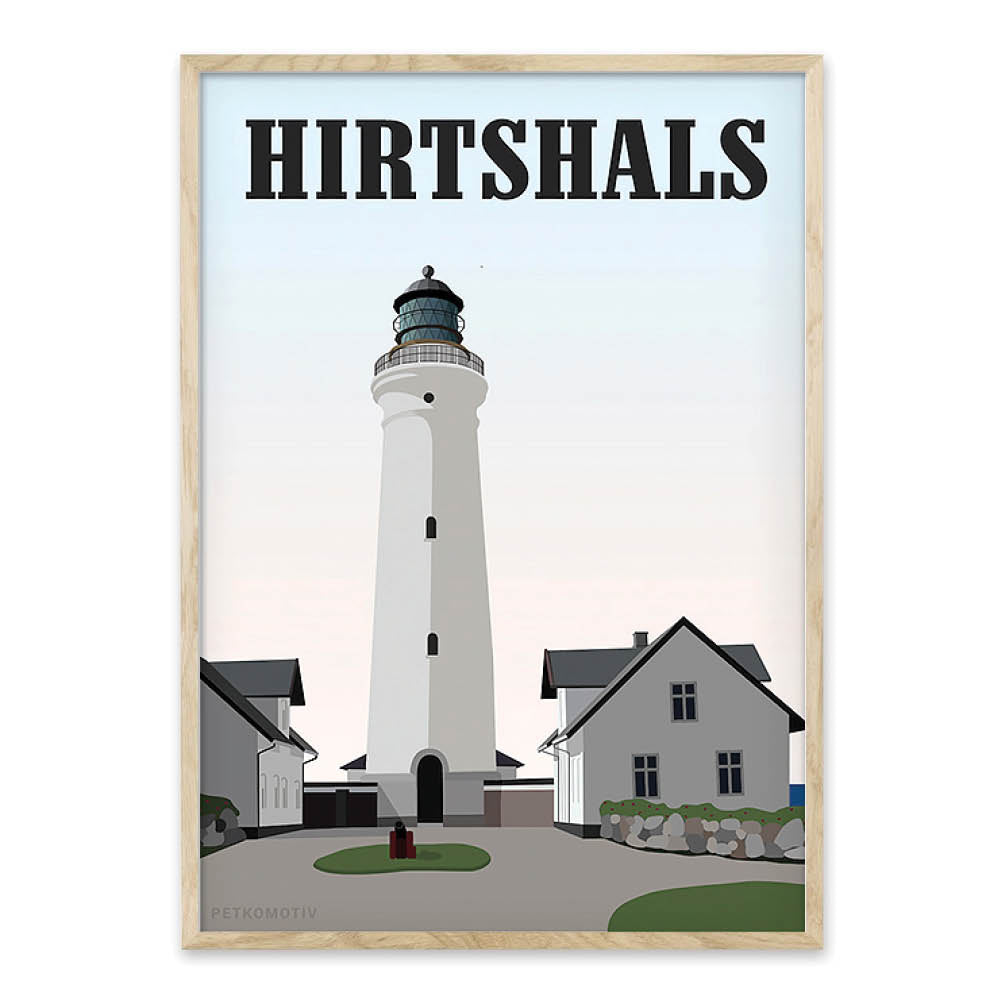Hirtshals plakat - gave byplakat