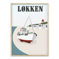 Løkken plakat - gave byplakat