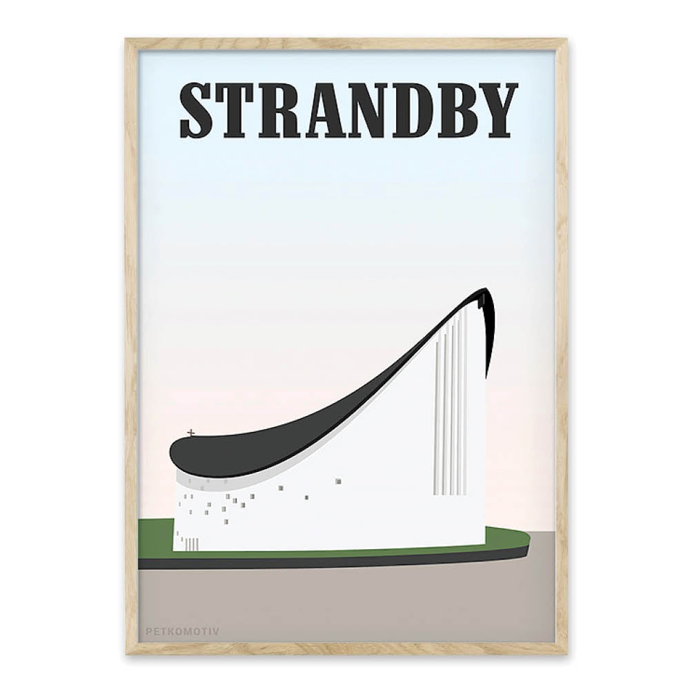 Strandby plakat - gave byplakat