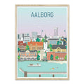 Aalborg plakat - gave byplakat