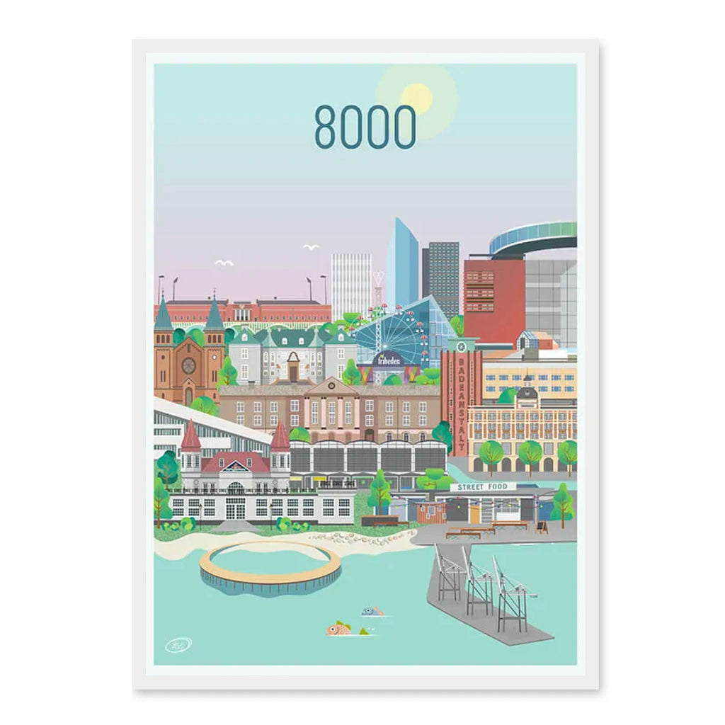 Aarhus plakat - gave byplakat