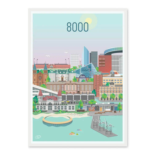 Aarhus plakat - gave byplakat
