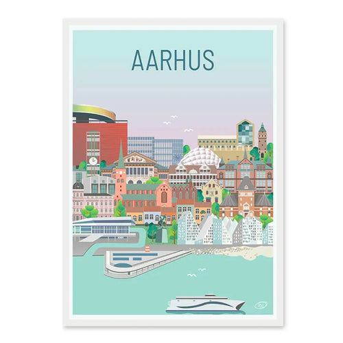 Aarhus plakat - gave byplakat