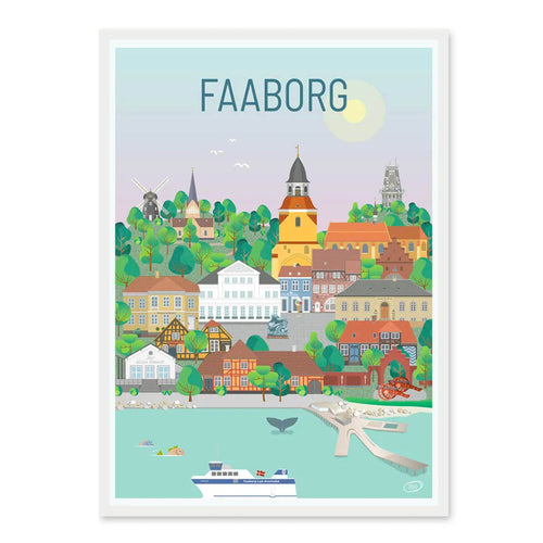 Faaborg plakat - gave byplakat