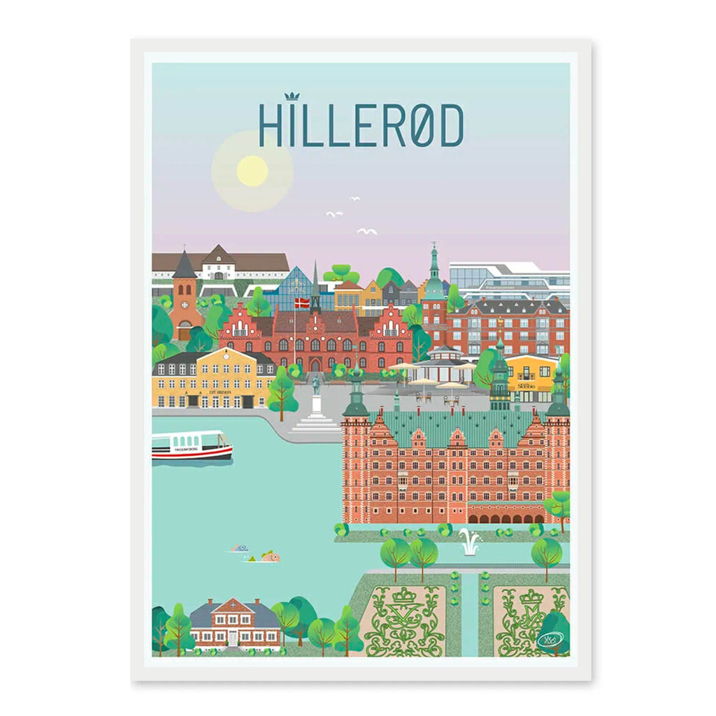 Hillerød plakat - gave byplakat