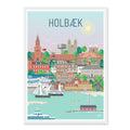 Holbæk plakat - gave byplakat