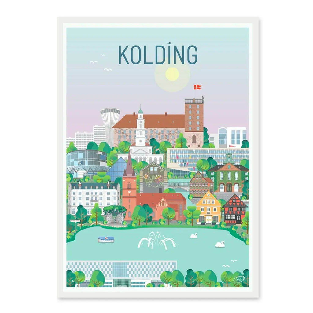 Kolding plakat - gave byplakat