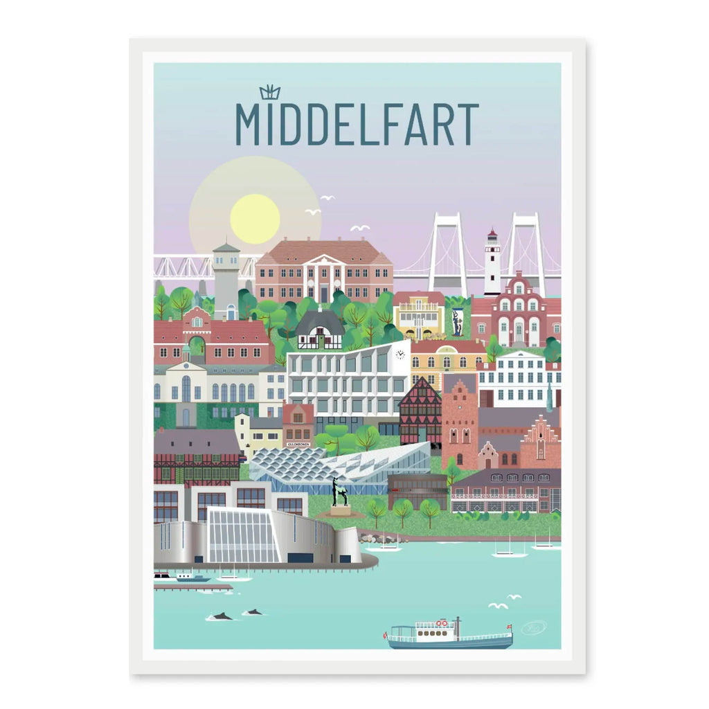 Middelfart plakat - gave byplakat
