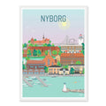 Nyborg plakat - gave byplakat