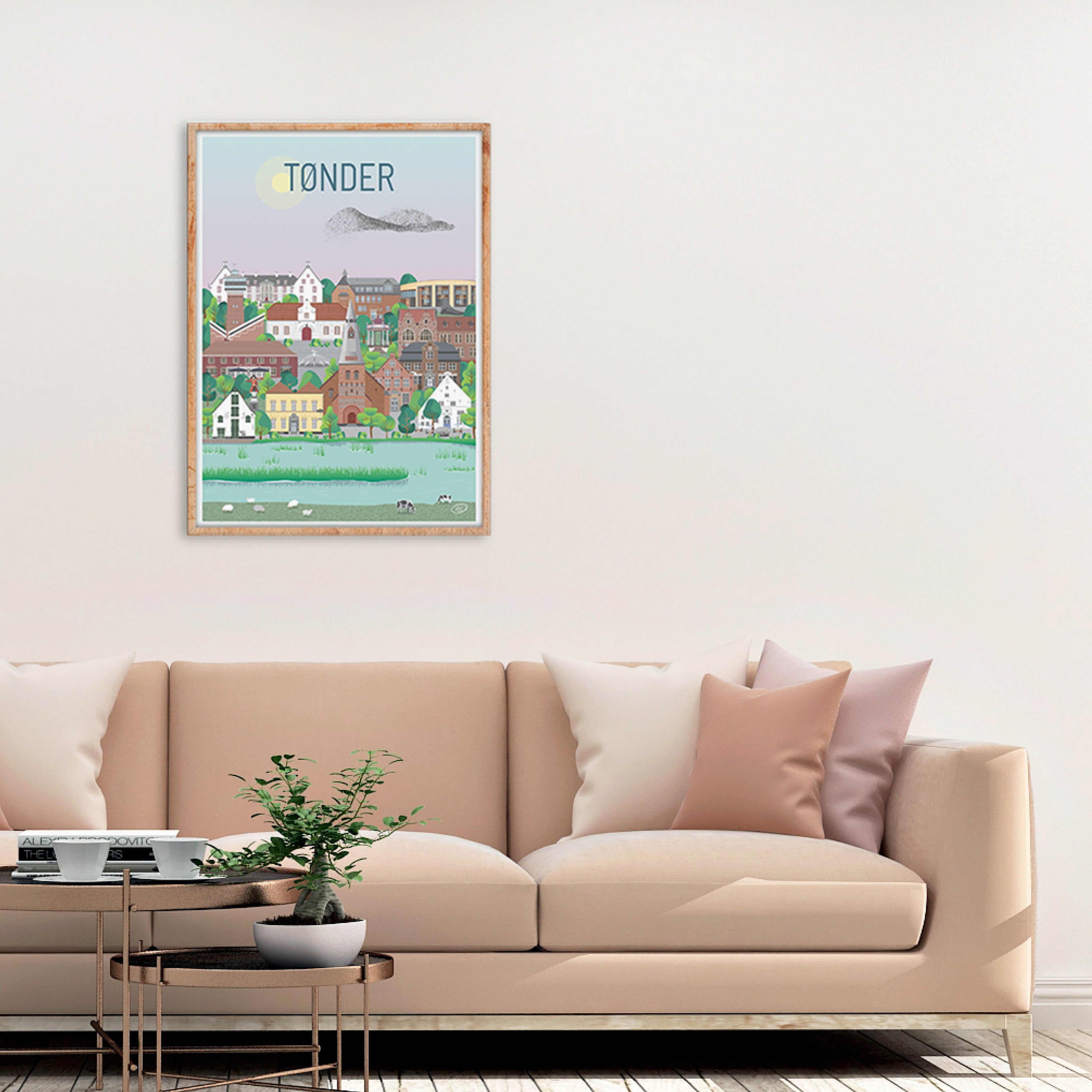 Tønder plakat - gave byplakat