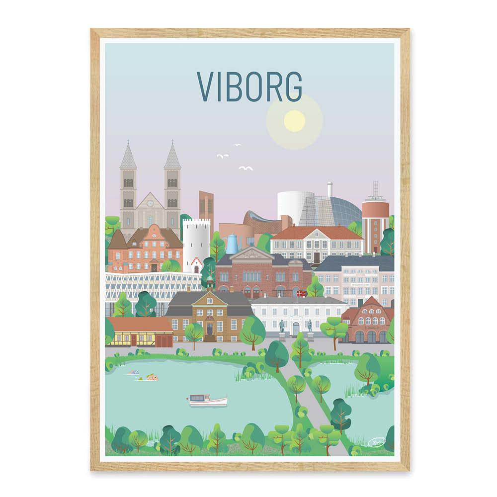 Viborg plakat - gave byplakat