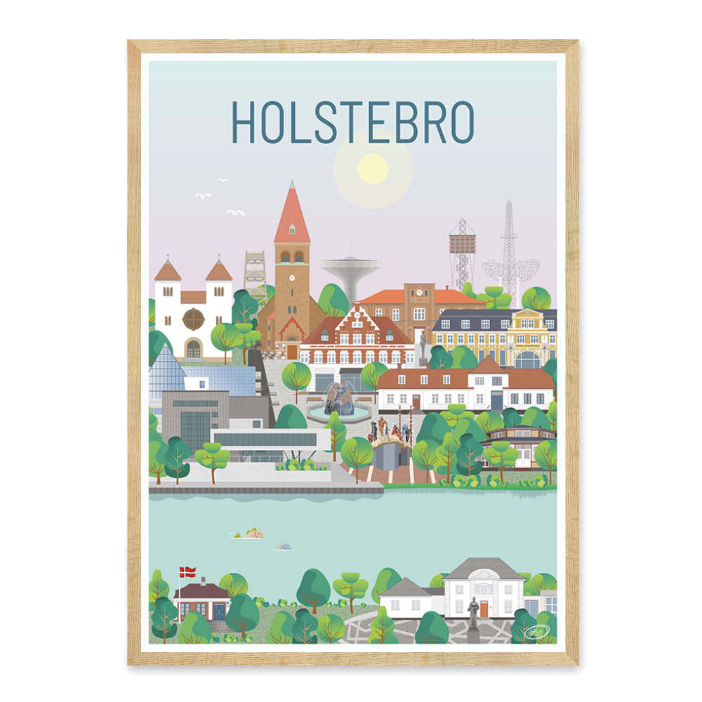 Holstebro plakat - gave byplakat