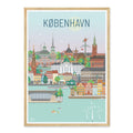 København plakat - gave byplakat