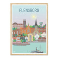 Flensborg plakat - gave byplakat