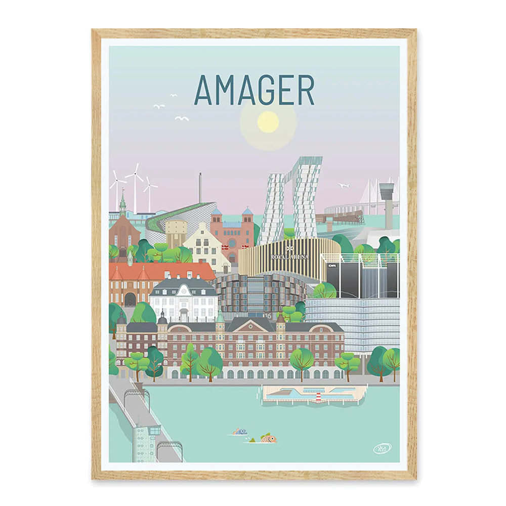 Amager plakat - gave byplakat