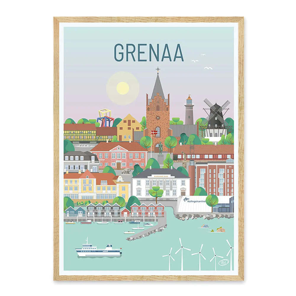 Grenaa plakat - gave byplakat