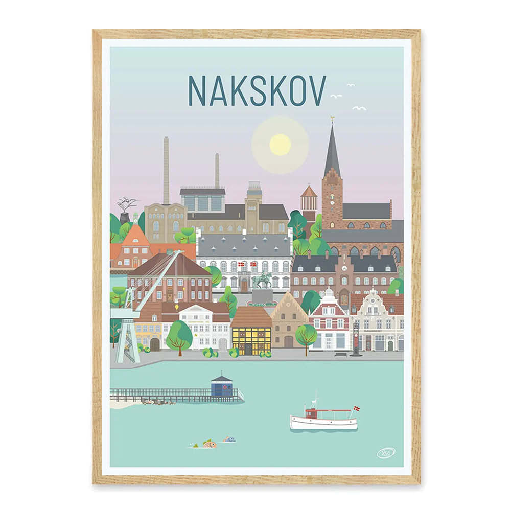 Nakskov plakat - gave byplakat