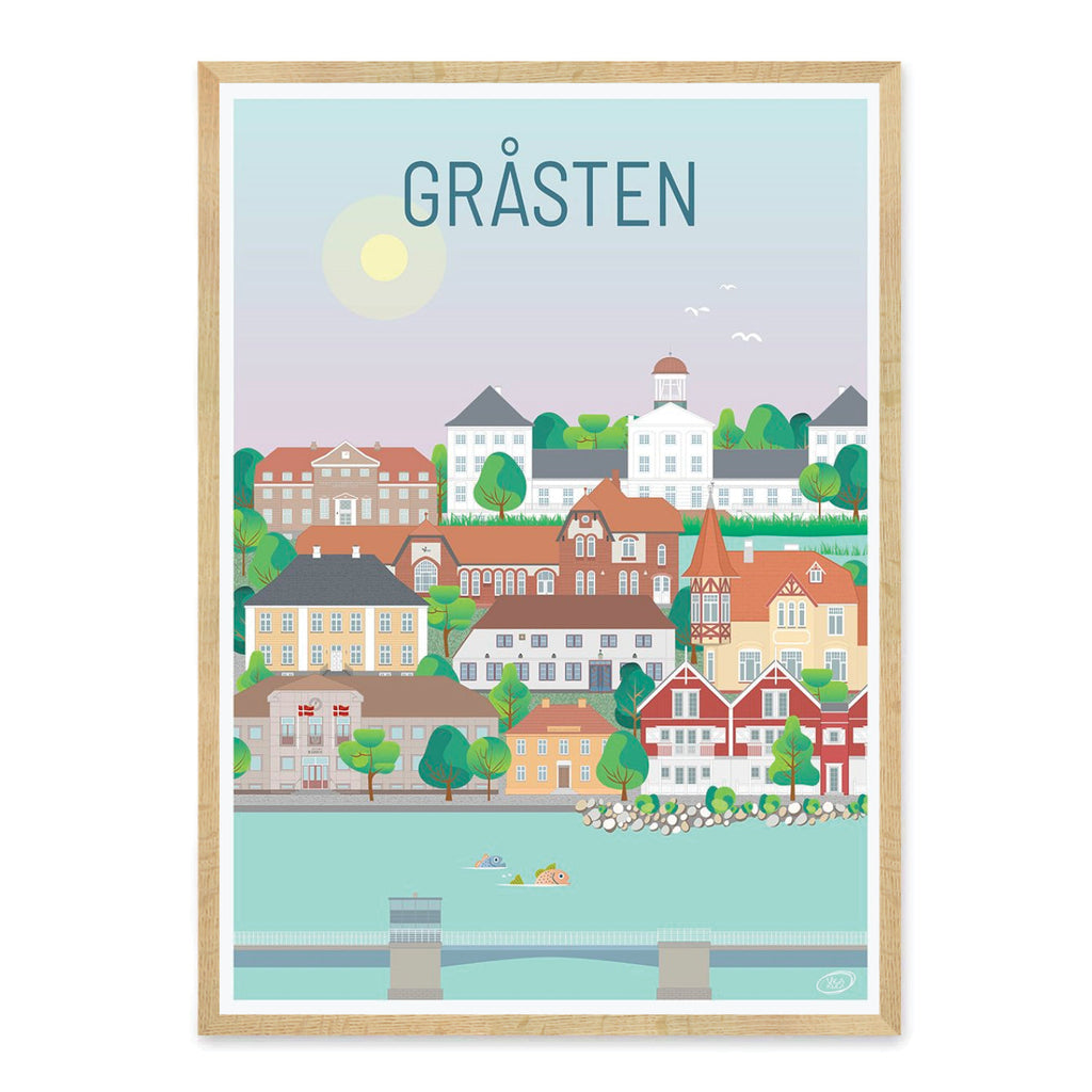 Gråsten plakat - gave byplakat