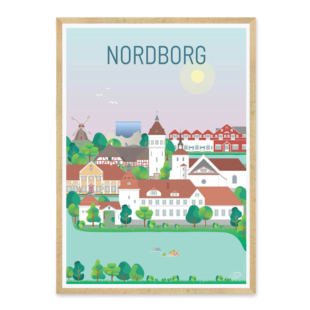 Nordborg plakat - gave byplakat