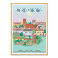Vordingborg plakat - gave byplakat