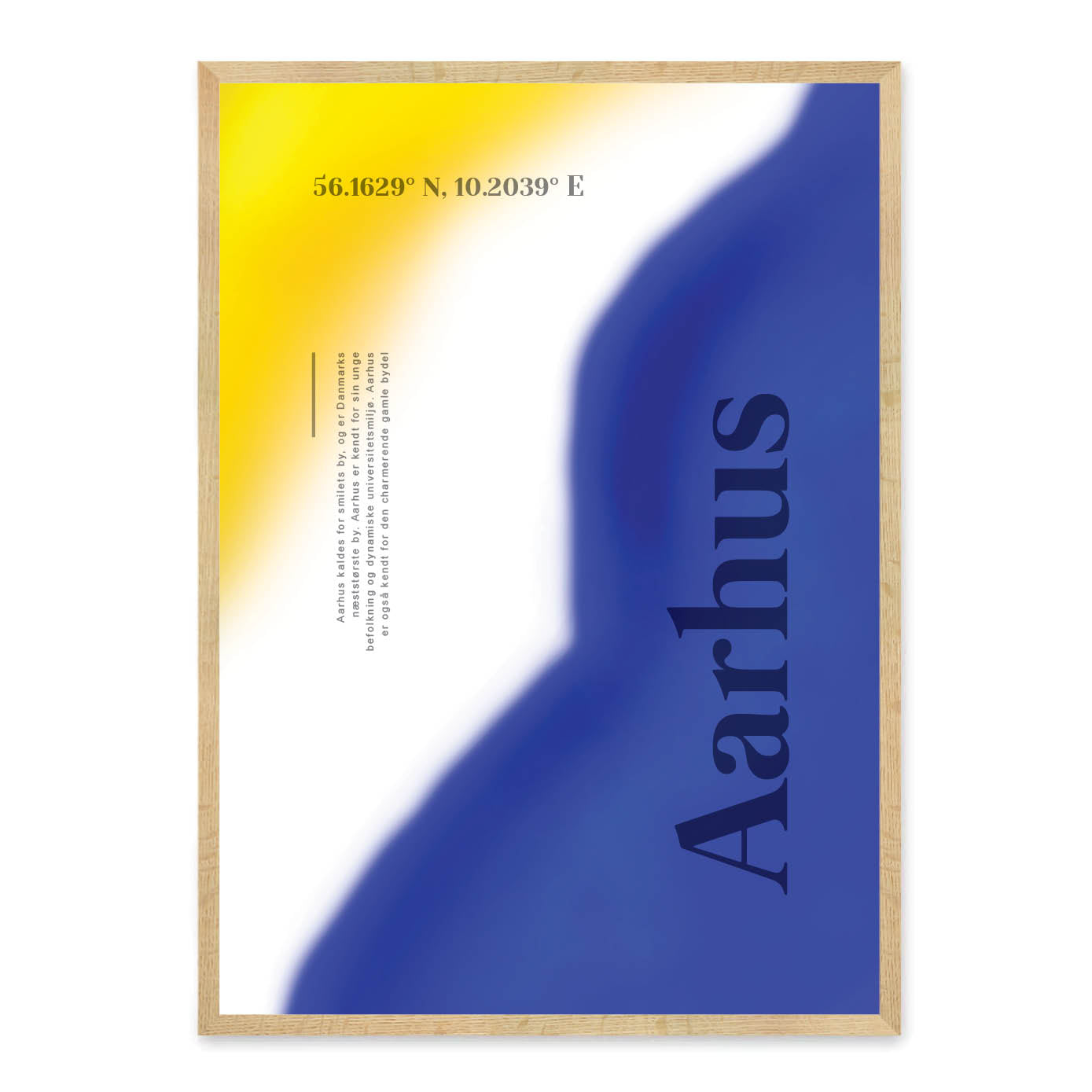 Aarhus abstrakt plakat