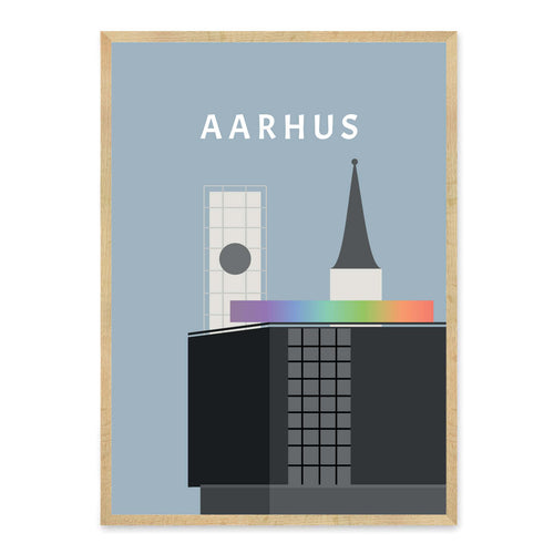 Aarhus plakat - gave byplakat