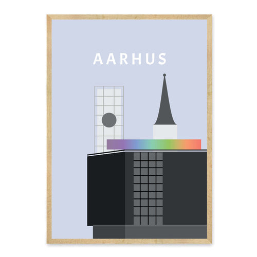Aarhus plakat - gave byplakat