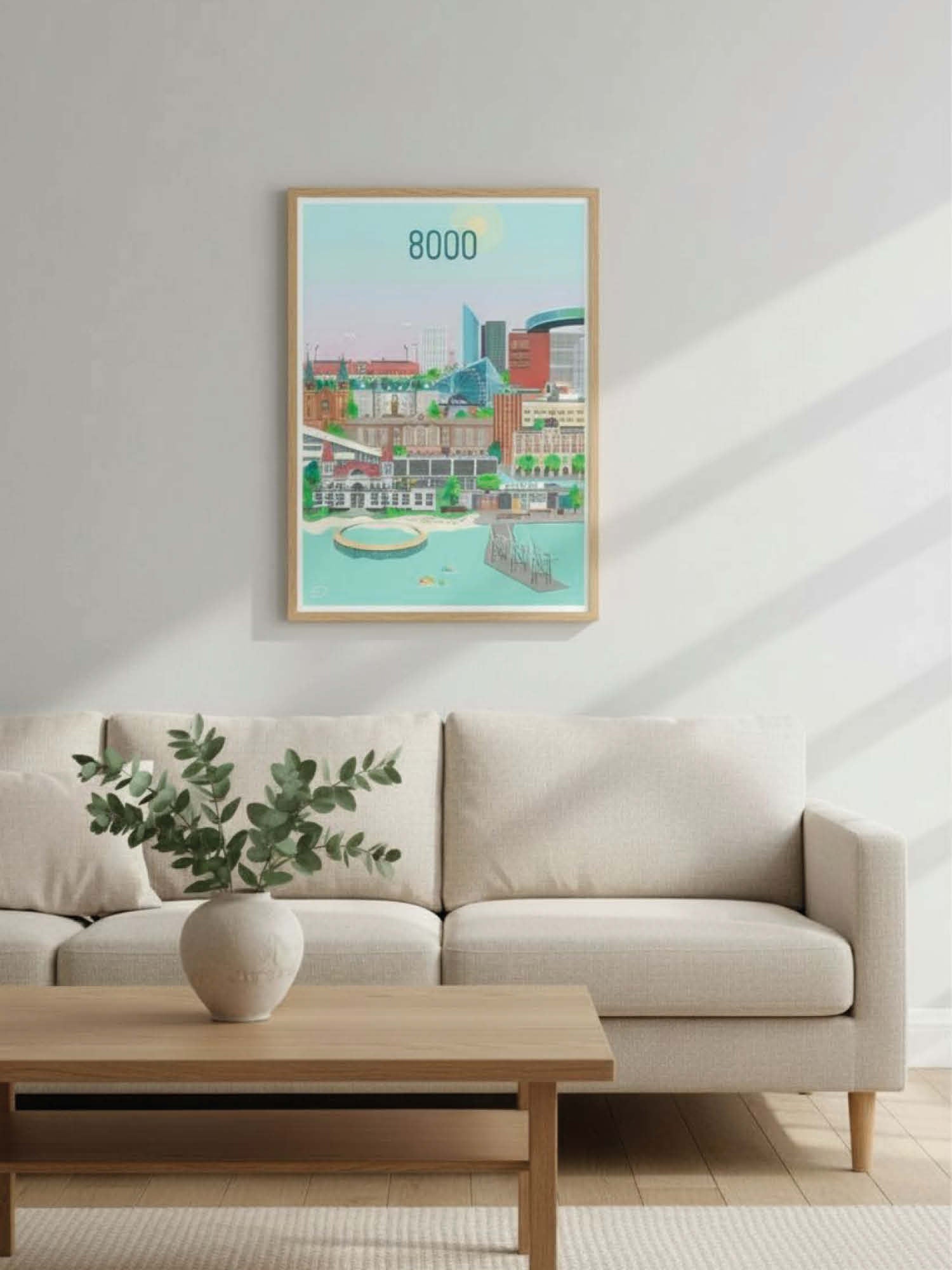 Aarhus plakat - gave byplakat