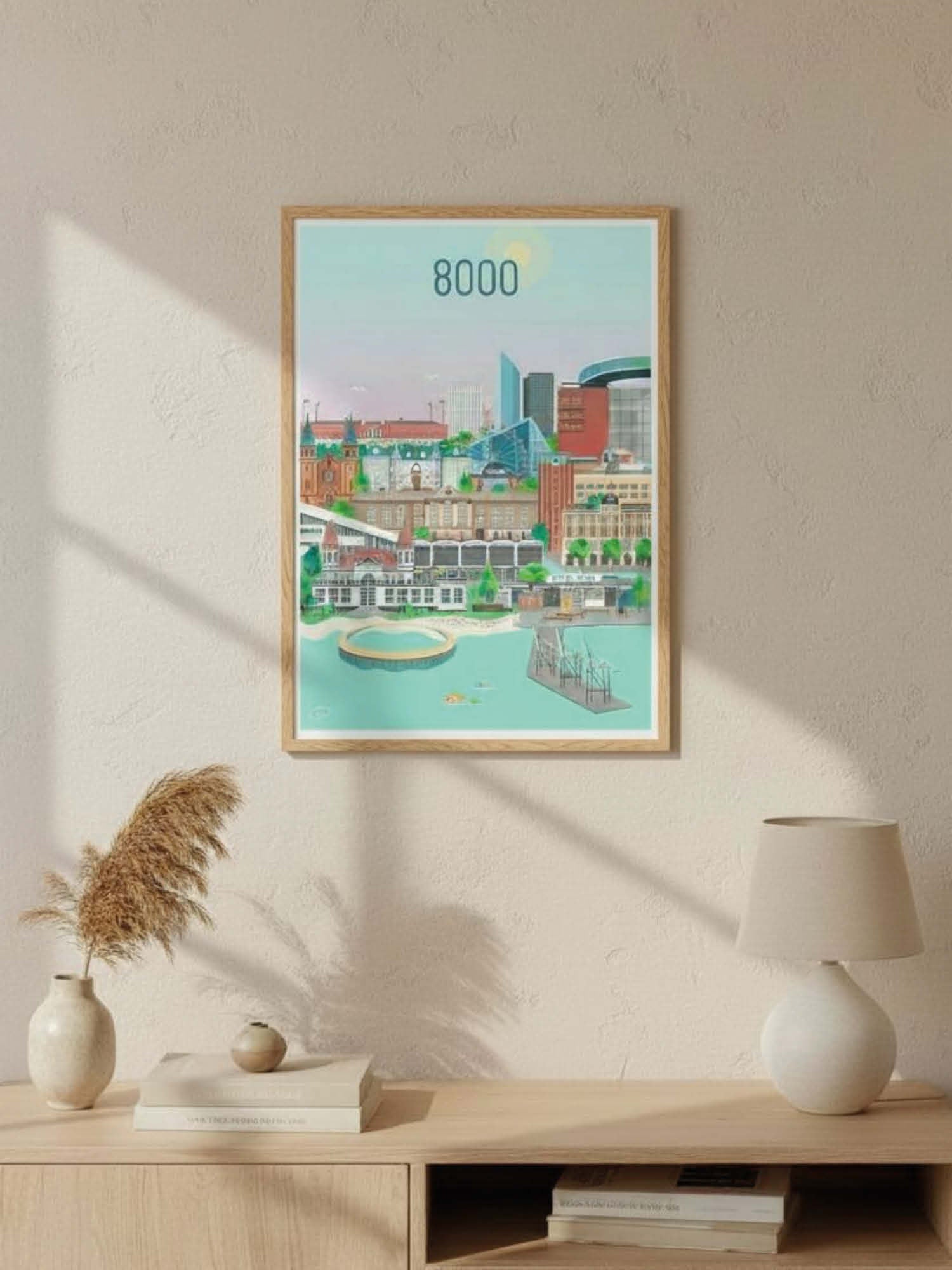 Aarhus plakat - gave byplakat