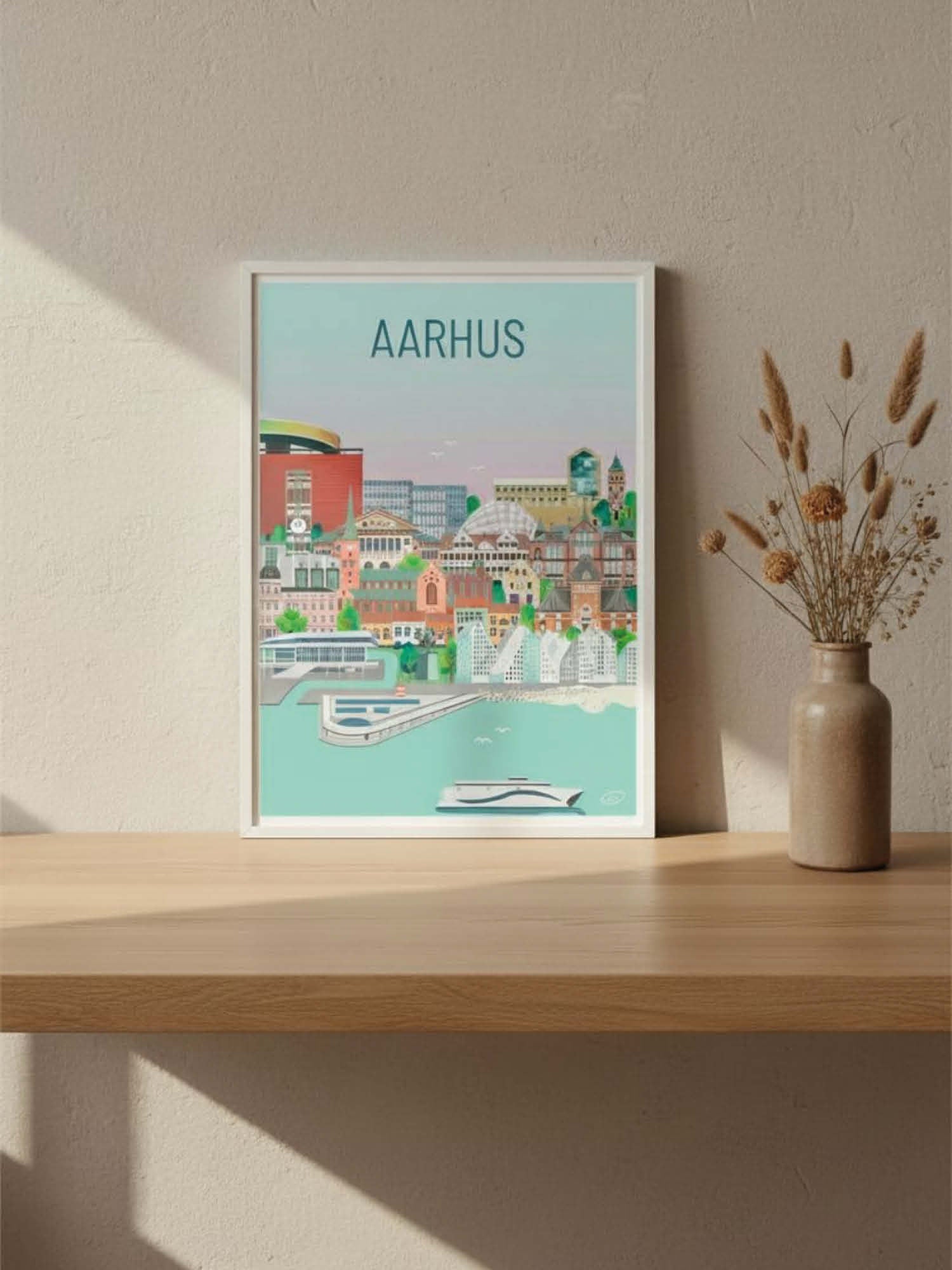 Aarhus plakat - gave byplakat