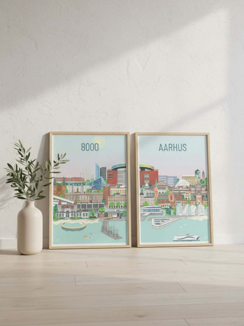 Aarhus plakat - gave byplakat