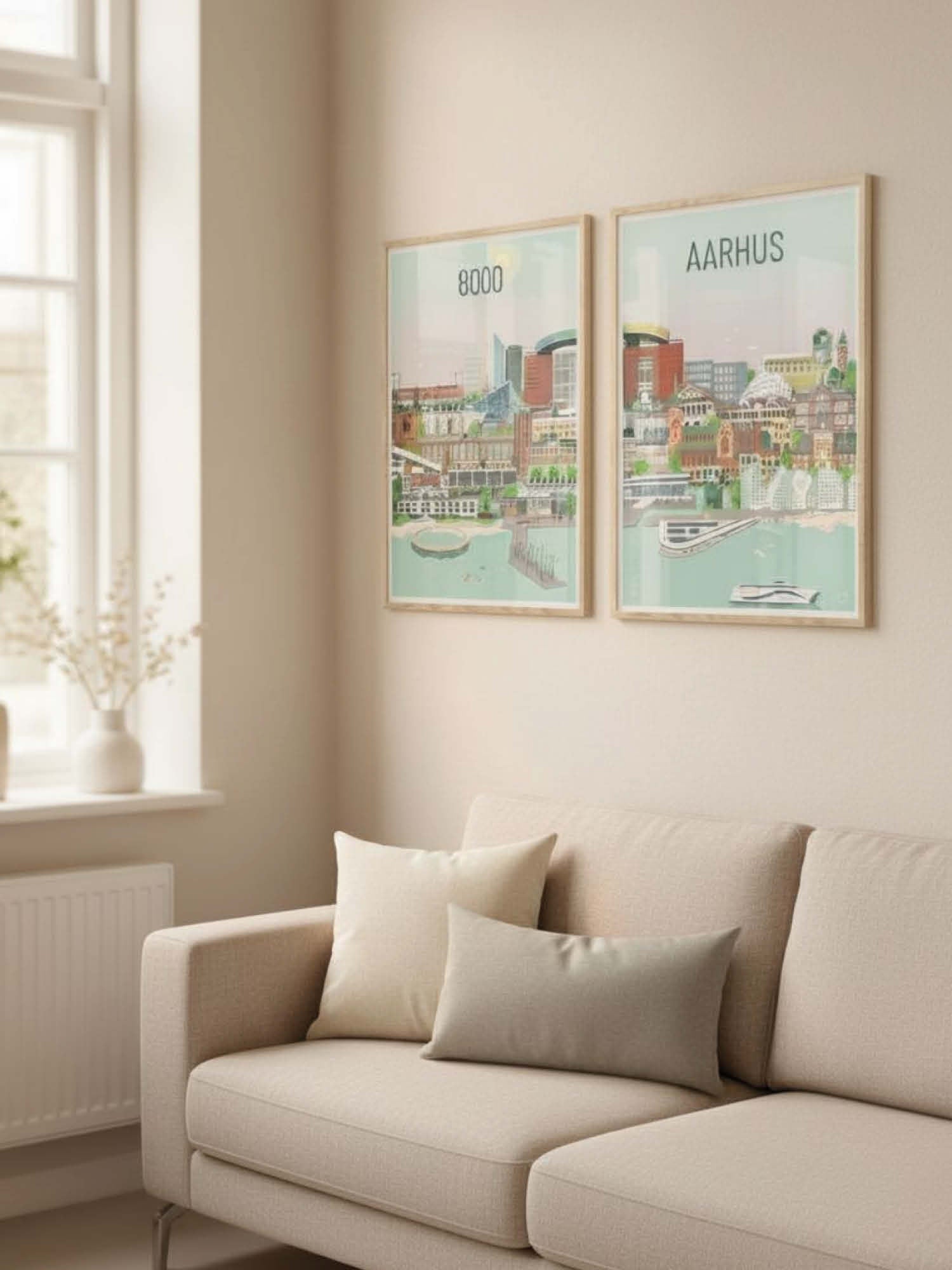 Aarhus plakat - gave byplakat