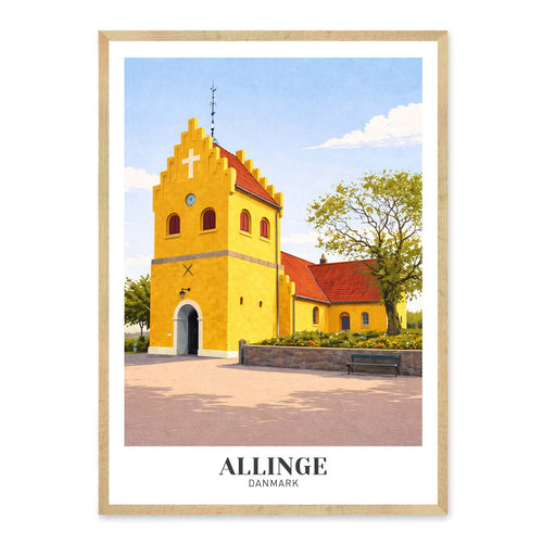 Allinge plakat - gave byplakat