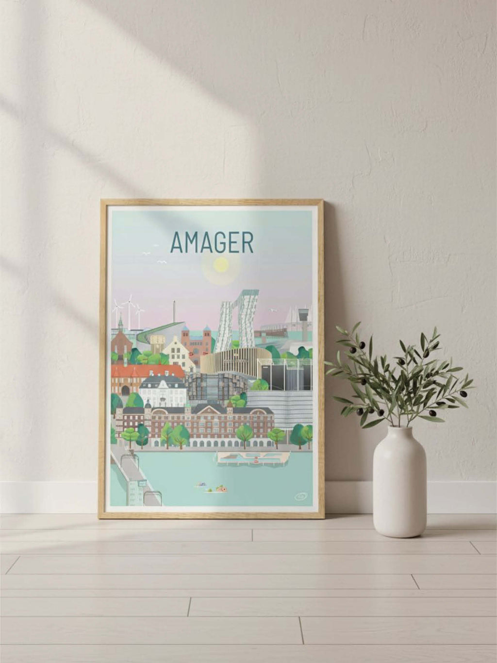 Amager plakat - gave byplakat