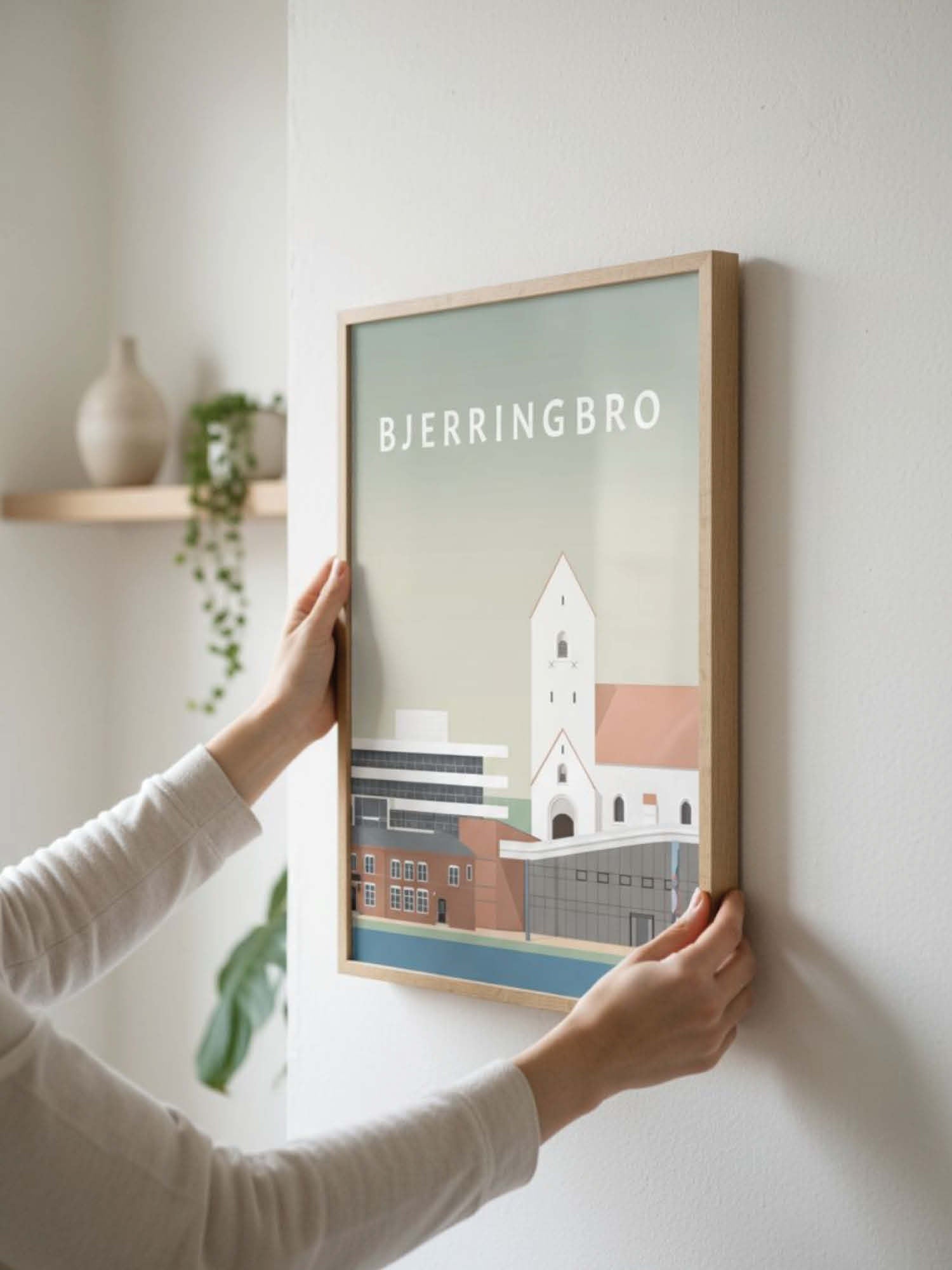 Bjerringbro plakat - gave byplakat