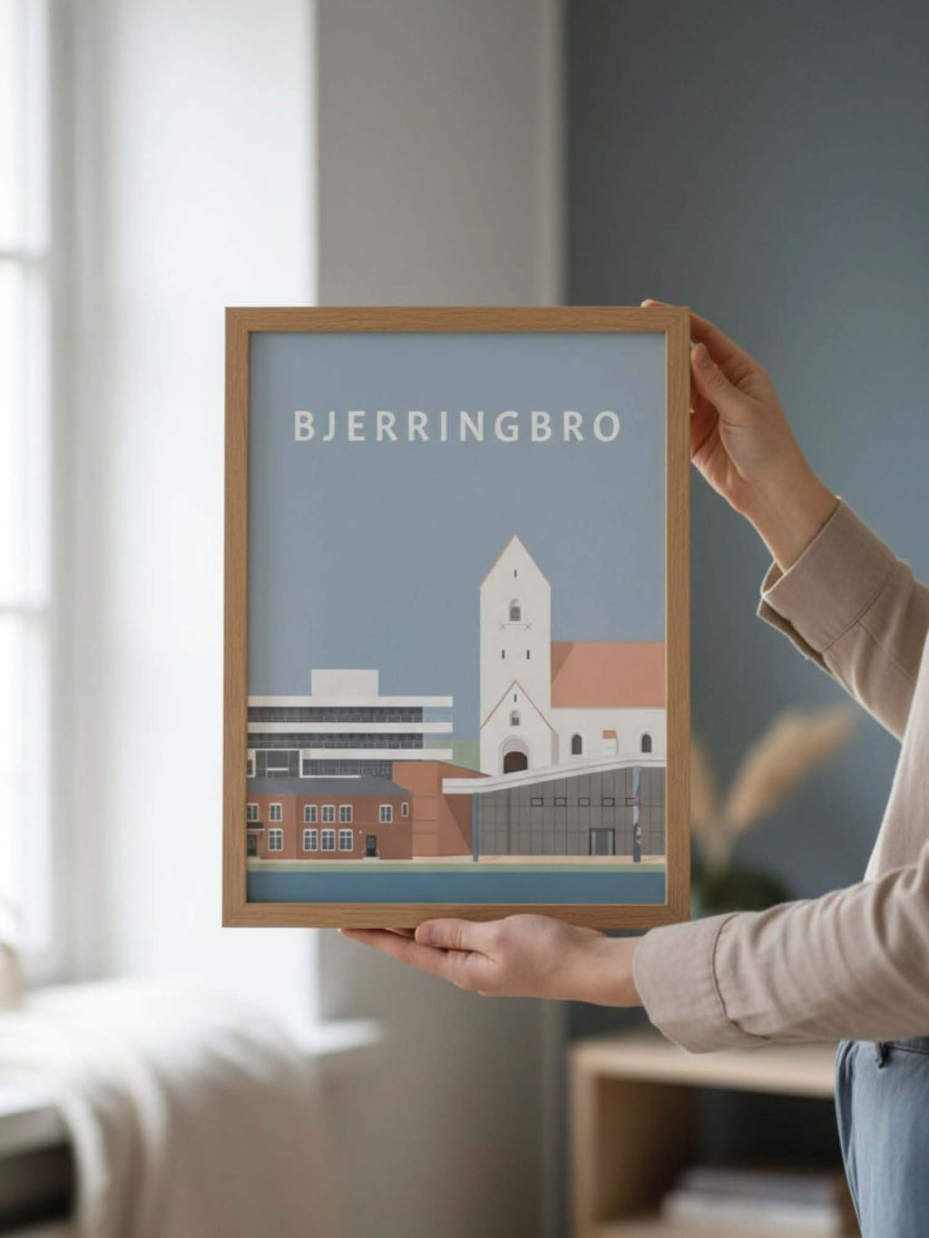 Bjerringbro plakat - gave byplakat